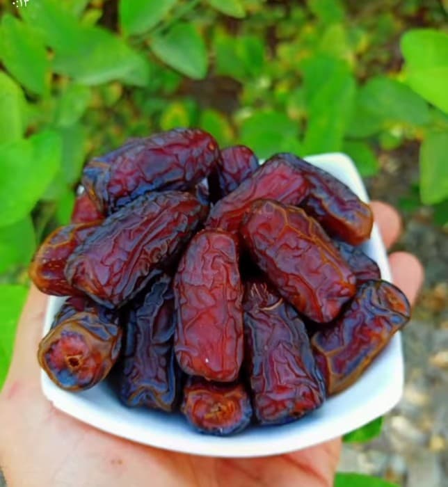 تصویر 2 از خرما پیارم شهد دار اعلاء با ظاهر براق و بافت یک دست